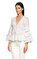 Alexis Karma Desen Beyaz Bluz #4