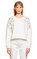 Silvian Heach Taşlı Beyaz Sweatshirt #1