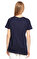 Silvian Heach Taş İşlemeli Lacivert T-Shirt #4
