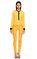 Karl Lagerfeld Sarı Deri Pantolon #2