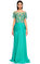 Zuhair Murad Yeşil İşlem Elbise #1