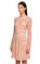 Elie Saab Taş İşleme Pudra -Pembe Elbise #3