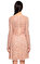 Elie Saab Taş İşleme Pudra -Pembe Elbise #4