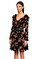 MICHAEL Michael Kors Çiçek Desenli Siyah Elbise #3