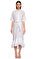 Aslı Filinta Yaka Detaylı Beyaz Elbise #1