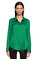 DKNY Saten Yeşil Gömlek #1