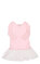 Polo Ralph Lauren Çizgili Tül Detaylı Pembe-Beyaz Kız Çocuk Elbise #2