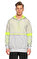Les Benjamins Kapüşonlu Neon Gri-Sarı Sweatshirt #1