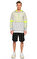 Les Benjamins Kapüşonlu Neon Gri-Sarı Sweatshirt #2