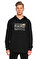 Les Benjamins Kamuflaj Detaylı Kapüşonlu Siyah Sweatshirt #1