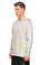 Les Benjamins Kapüşonlu Neon Gri-Sarı Sweatshirt #4