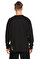 Les Benjamins Baskı Desen Uzun Kollu Siyah T-Shirt #5