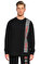 Les Benjamins Karma Desenli Siyah Sweatshirt #1