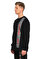 Les Benjamins Karma Desenli Siyah Sweatshirt #4