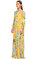 Boutique Moschino Çiçekli Renkli Uzun Elbise #2