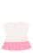 BillieBlush Kız Bebek Tül Detaylı Beyaz - Pembe Elbise #2