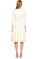 Alexander McQueen Kabartma Desenli Midi Elbise #3