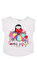 Little Marc Jacobs Baskı Desen Beyaz Kız Çocuk T-Shirt #1