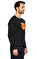Sandro Köpek Desenli Lacivert Sweatshirt #4