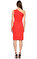 Michael Kors Collection Tek Kollu Kırmızı Elbise #3