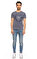 Guess Baskı Desen Lacivert T-Shirt #2
