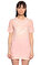 D&G Baskı Desen Pembe T-Shirt #3