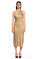 Ralph Lauren Blue Label Midi Bej Elbise #2