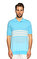 Salvatore Ferragamo Mavi-Beyaz Polo T-Shirt #3