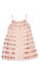 Chloé Tüllü Pul Payet İşlemeli Pudra Kız Çocuk Elbise #1