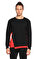 Alexander Mcqueen Siyah-Kırmızı Sweatshirt #1