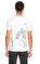 Alexander Mcqueen Baskı Desen Beyaz T-Shirt #5