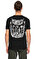 Alexander Mcqueen Baskı Desen Siyah T-Shirt #5