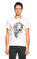 Alexander Mcqueen Baskı Desen Beyaz T-Shirt #1