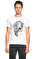 Alexander Mcqueen Baskı Desen Beyaz T-Shirt #3