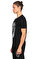 Alexander Mcqueen Baskı Desen Siyah T-Shirt #4