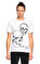 Alexander Mcqueen Baskı Desen Beyaz T-Shirt #1