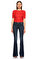 J Brand Geniş Paçalı Lacivert Jean Pantolon #2