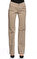 Armani Collezioni Geniş Kesim Bej Pantolon #3
