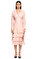 Nisse Fırfırlı Pembe Elbise #1
