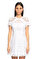 Sandro İşleme Detaylı Mini Beyaz Elbise #2