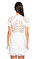 Sandro İşleme Detaylı Mini Beyaz Elbise #4