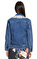 Sandro İşlemeli Mavi Jean Denim Ceket #5