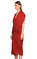 Donna Karan Yarasa Kollu Midi Kremit Elbise #3