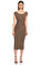 Donna Karan Midi Açık Kahverengi Elbise #1