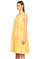 Mds Kareli Sarı Elbise #4