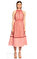 Lug Von Siga Çizgili Pembe Elbise #1