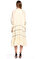 Lug Von Siga İşleme Detaylı Midi Bej Elbise #3