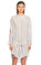 Lug Von Siga Çizgili Bordo-Beyaz Elbise #2