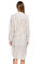 Lug Von Siga Çizgili Bordo-Beyaz Elbise #4