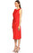 Salvatore Ferragamo Diz Altı Kırmızı Elbise #2